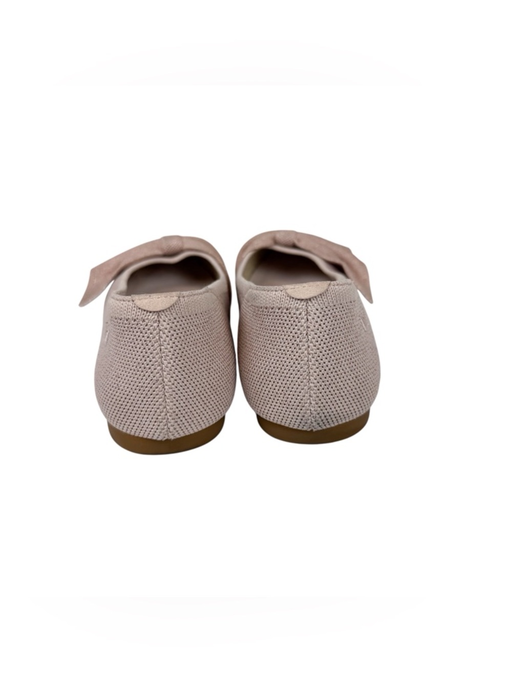 Vivaia Azura Pointed Toe Bow Flats Elegant Bow Style Rose Gold Size 39/8 - Picture 7 of 16
